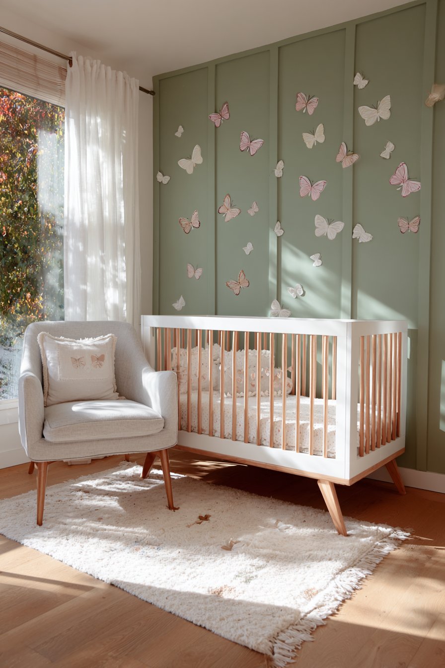 Serene Watercolor Butterfly Sanctuary