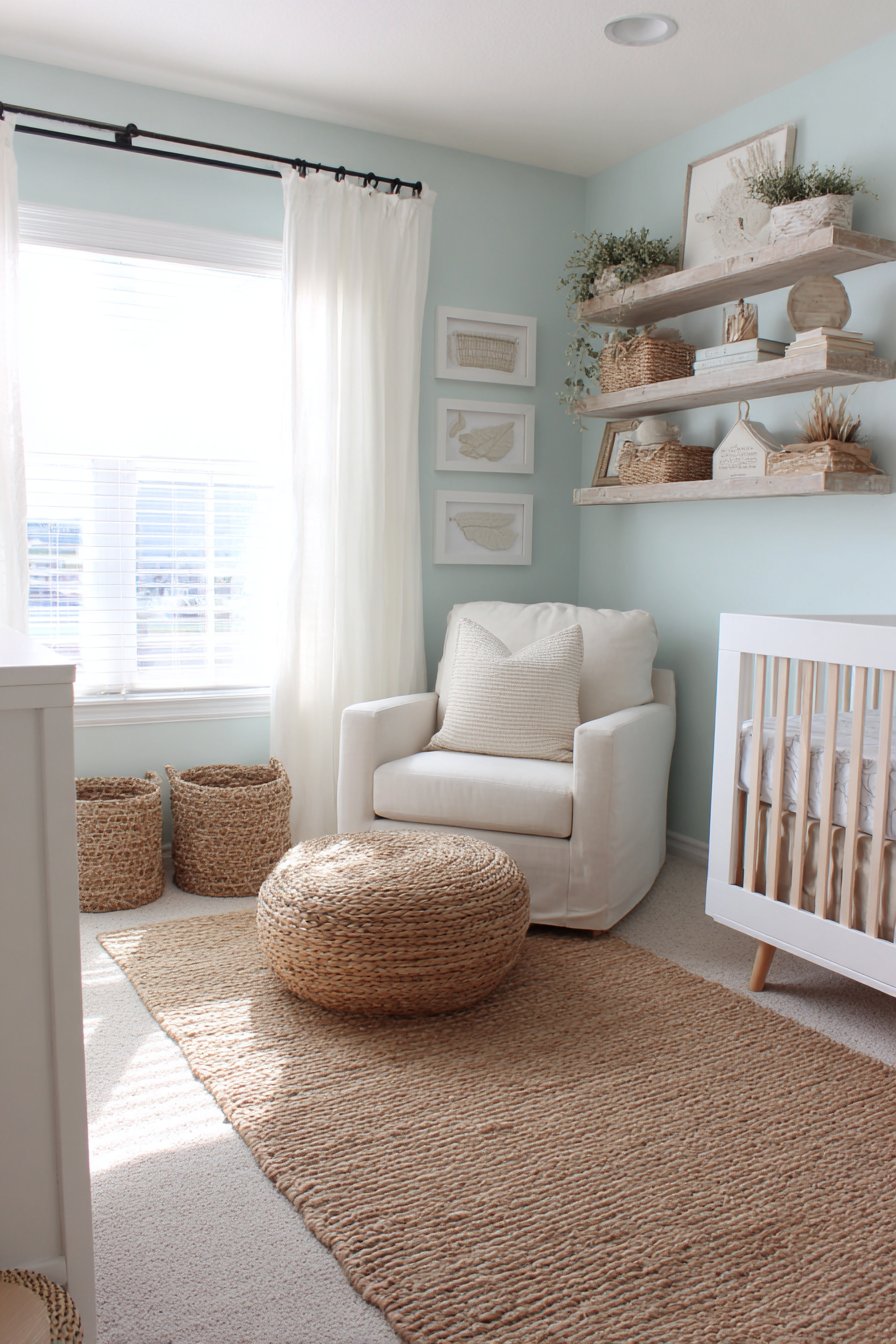 Serene Sage Blue Sanctuary