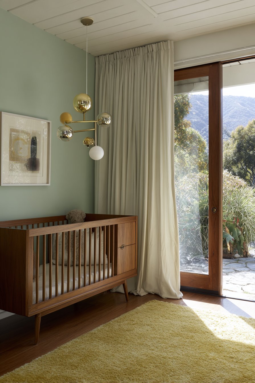 Sage Green Sanctuary with Walnut Warmth