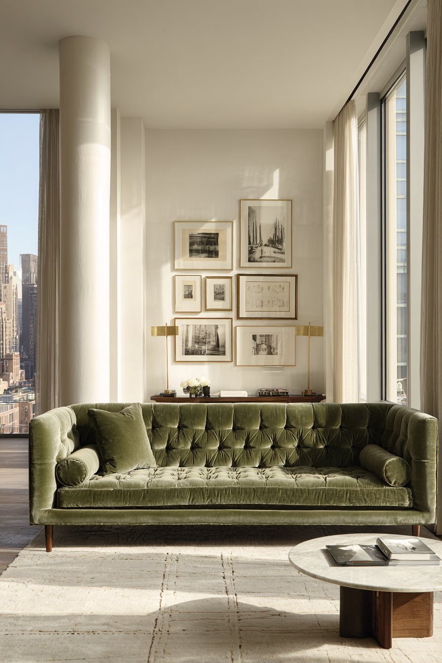 Contemporary Luxury with Velvet Elegance