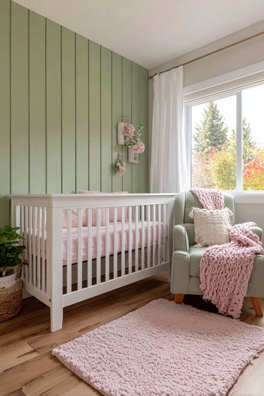 Serene Sage and Blush Nursery Foundation
