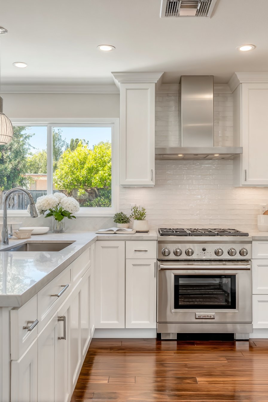 Classic White Shaker Cabinet Elegance