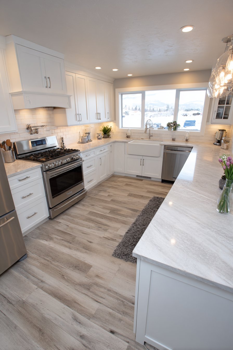 Classic White Shaker Cabinet Elegance