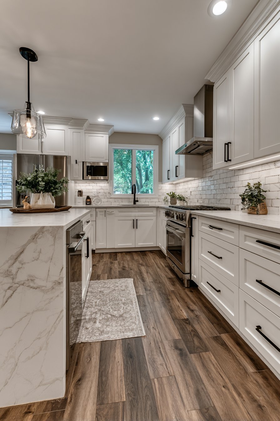 Classic White Shaker Cabinet Elegance