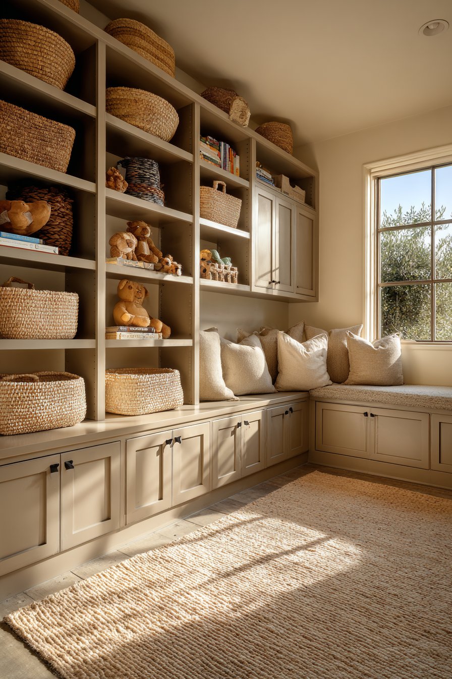 Practical Built-In Storage Wall System