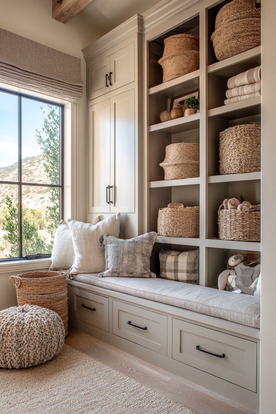 Practical Built-In Storage Wall System