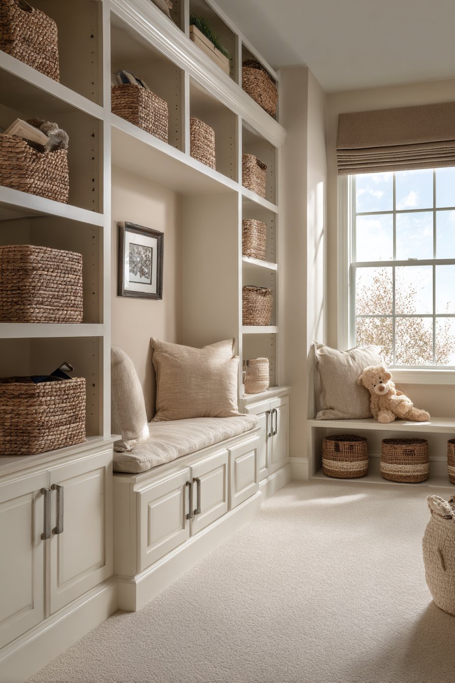 Practical Built-In Storage Wall System