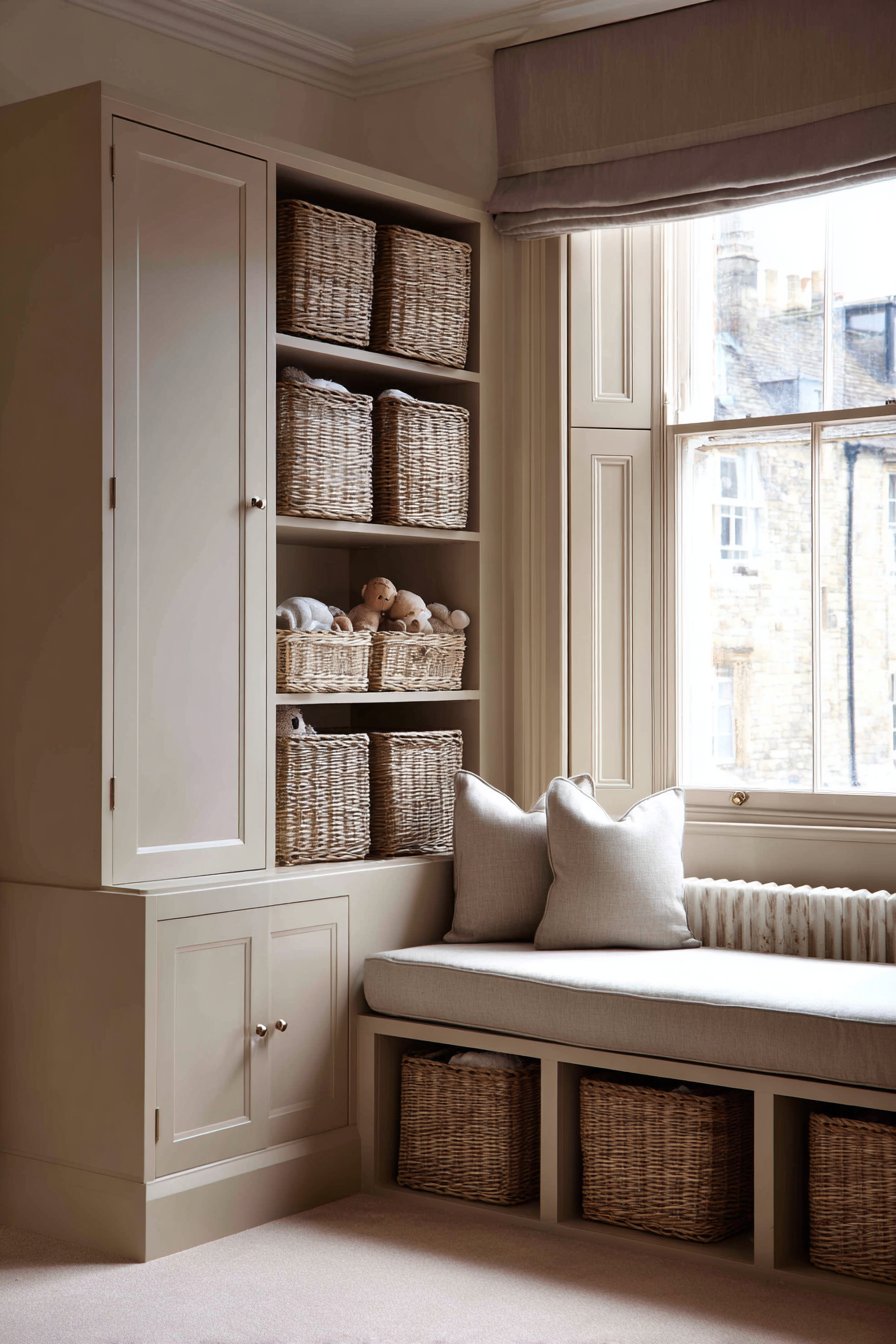 Practical Built-In Storage Wall System