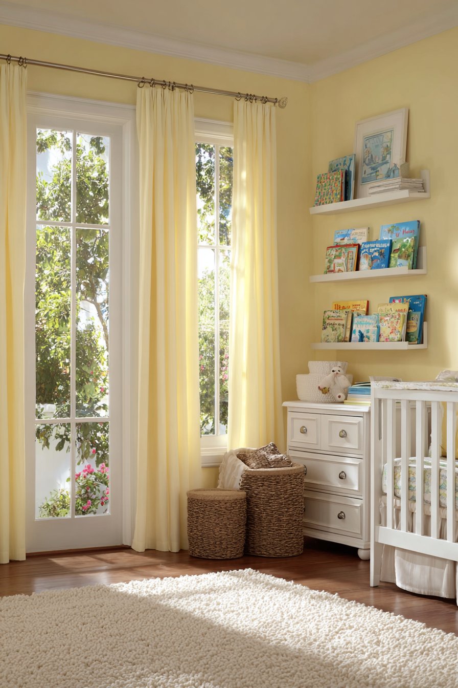 Cheerful Pale Yellow Sunlit Sanctuary