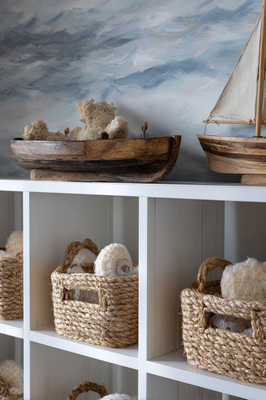 Functional Shiplap Storage Wall