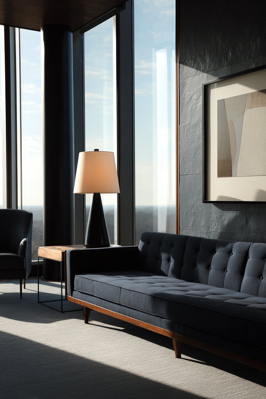 Minimalist Navy Blue Sophistication