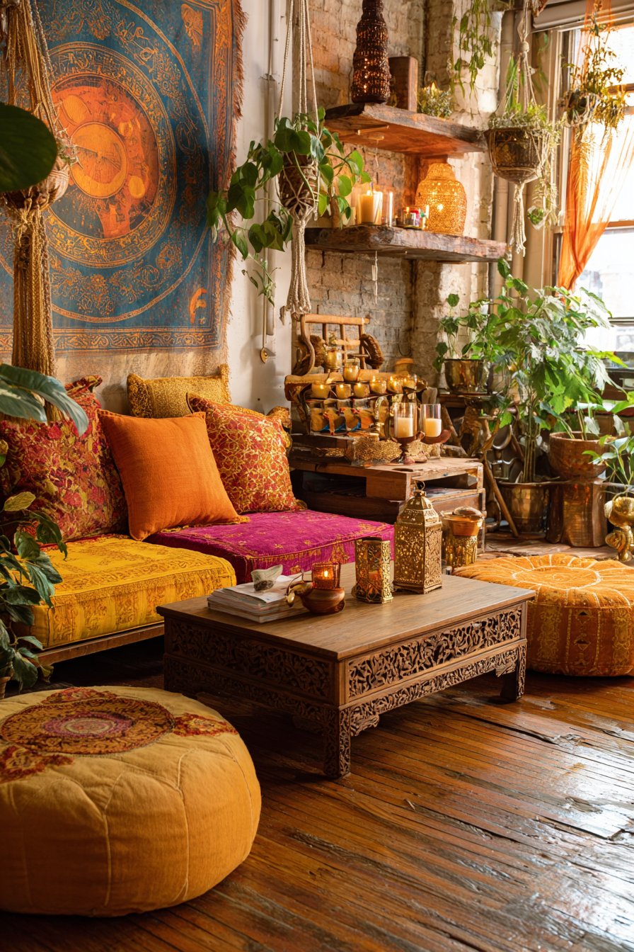 Floor Cushion Gathering Space