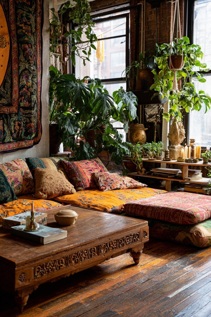 Floor Cushion Gathering Space