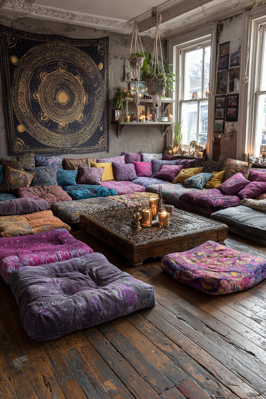 Floor Cushion Gathering Space