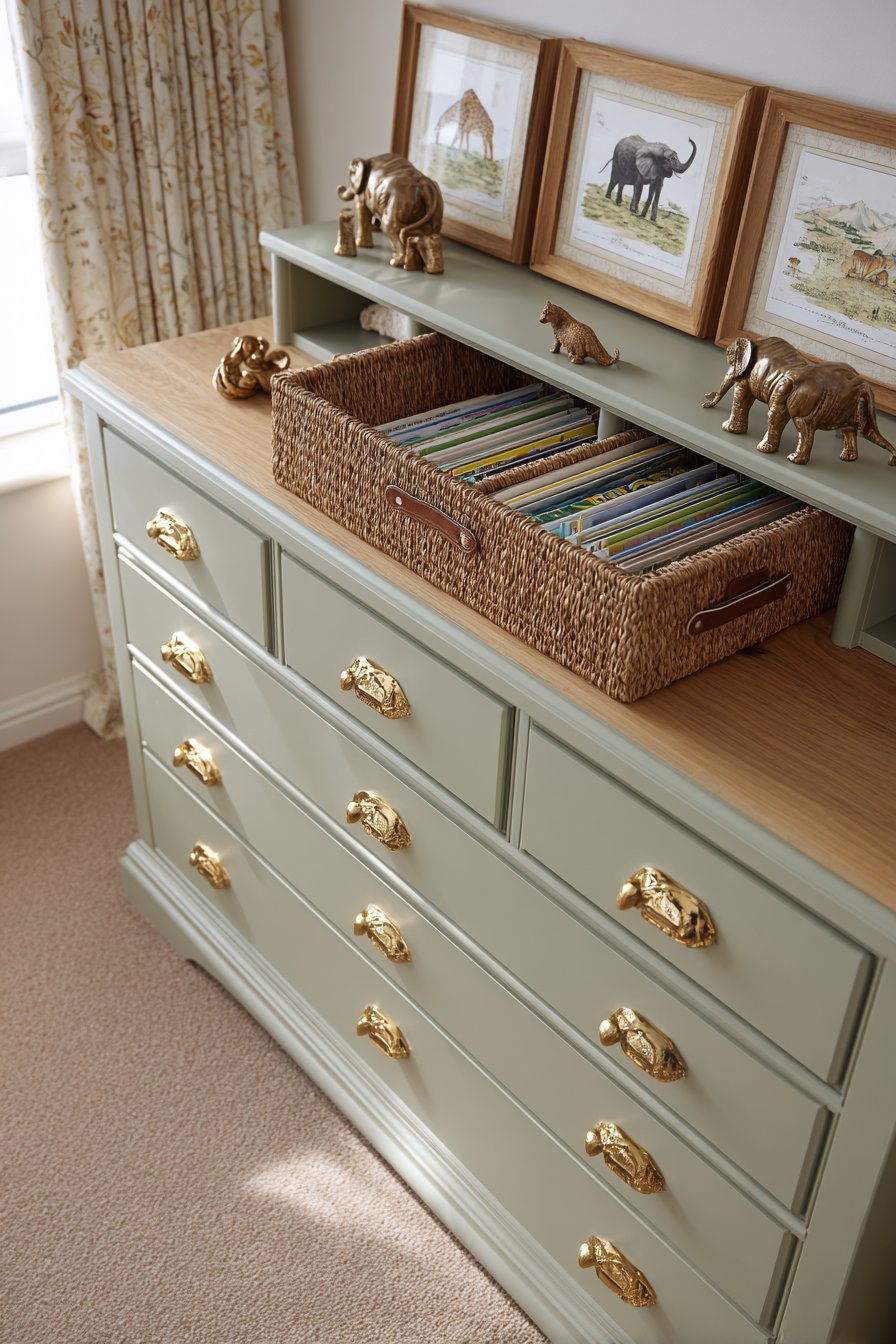 Vintage-Inspired Safari Storage Solution