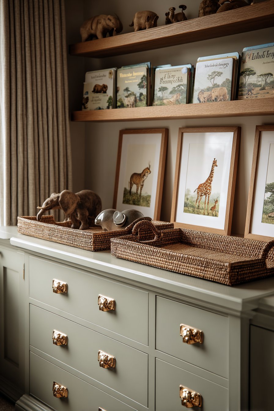 Vintage-Inspired Safari Storage Solution