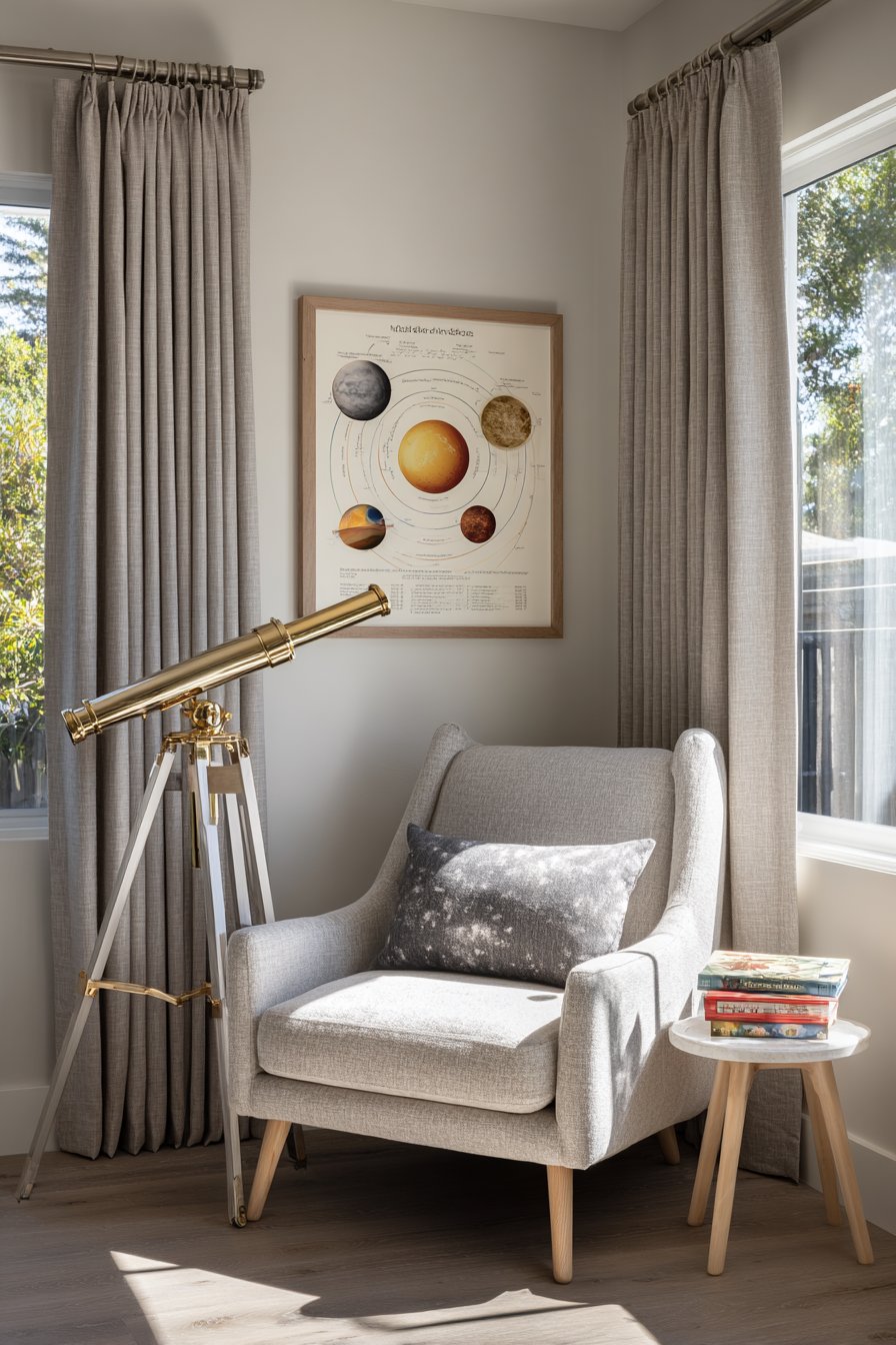 Astronomical Reading Corner Sanctuary