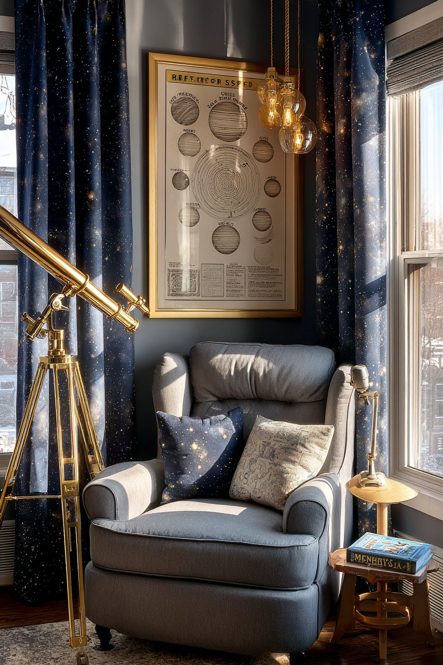 Astronomical Reading Corner Sanctuary