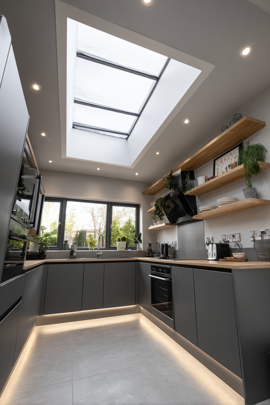 Contemporary Charcoal Grey Sophistication