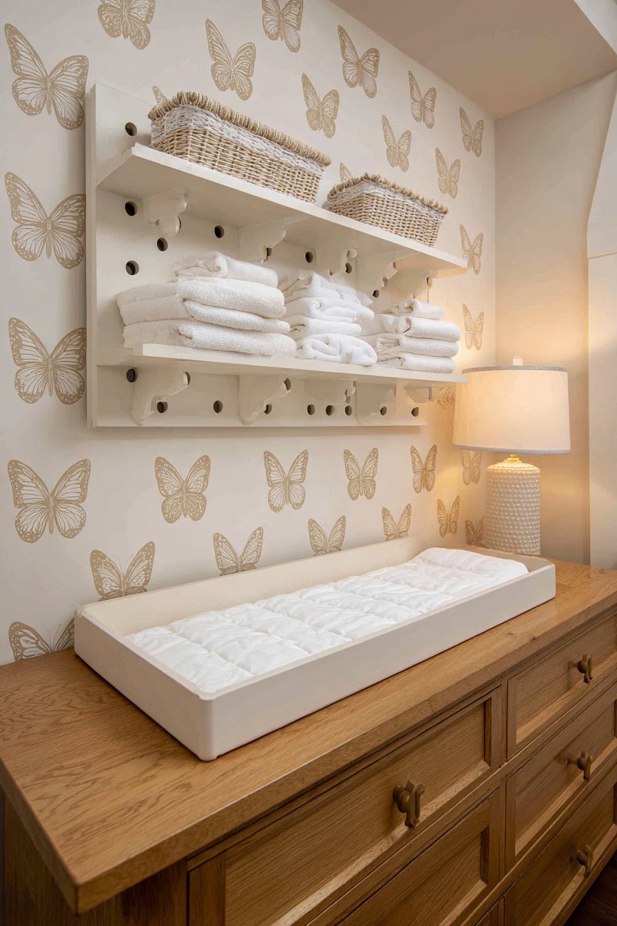 Practical Changing Station with Organized Storage