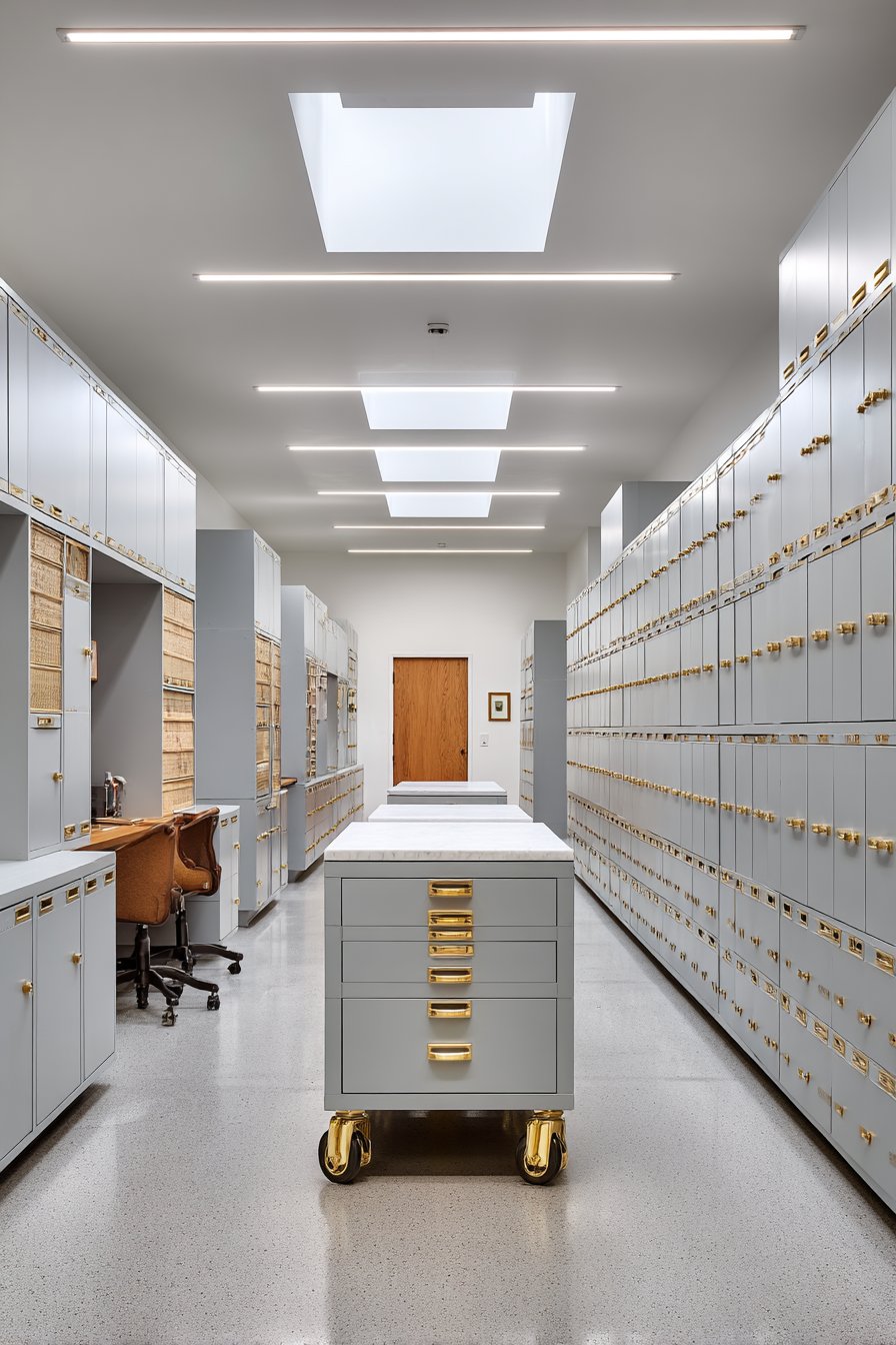 Galley-Style Grey Corridor Efficiency