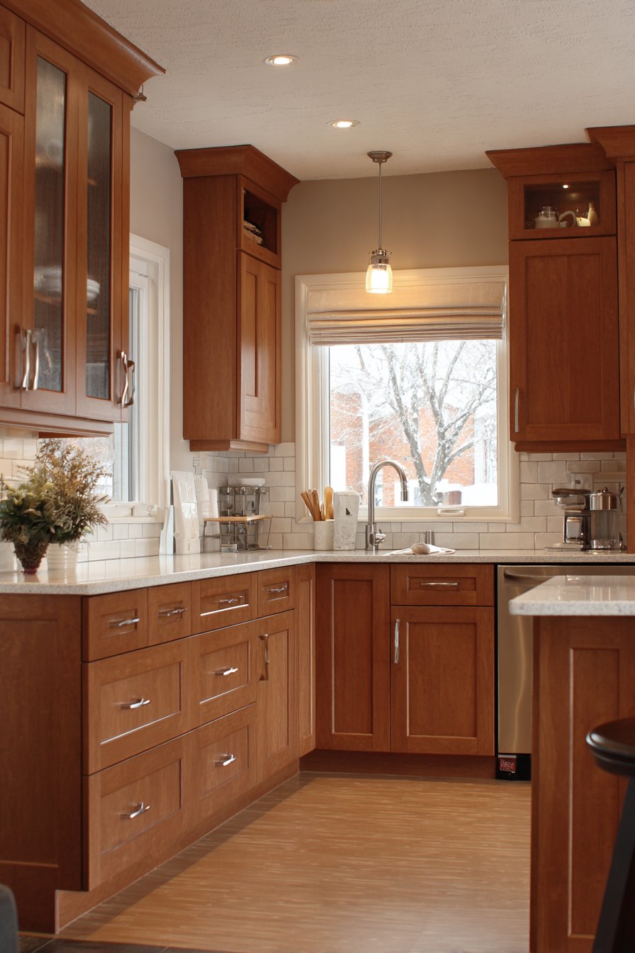 Compact Maple Warmth and Efficiency