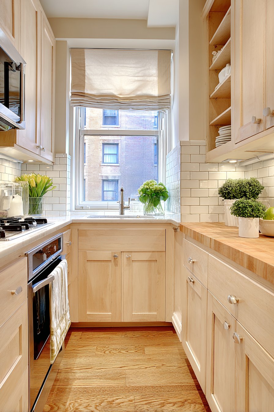 Compact Maple Warmth and Efficiency