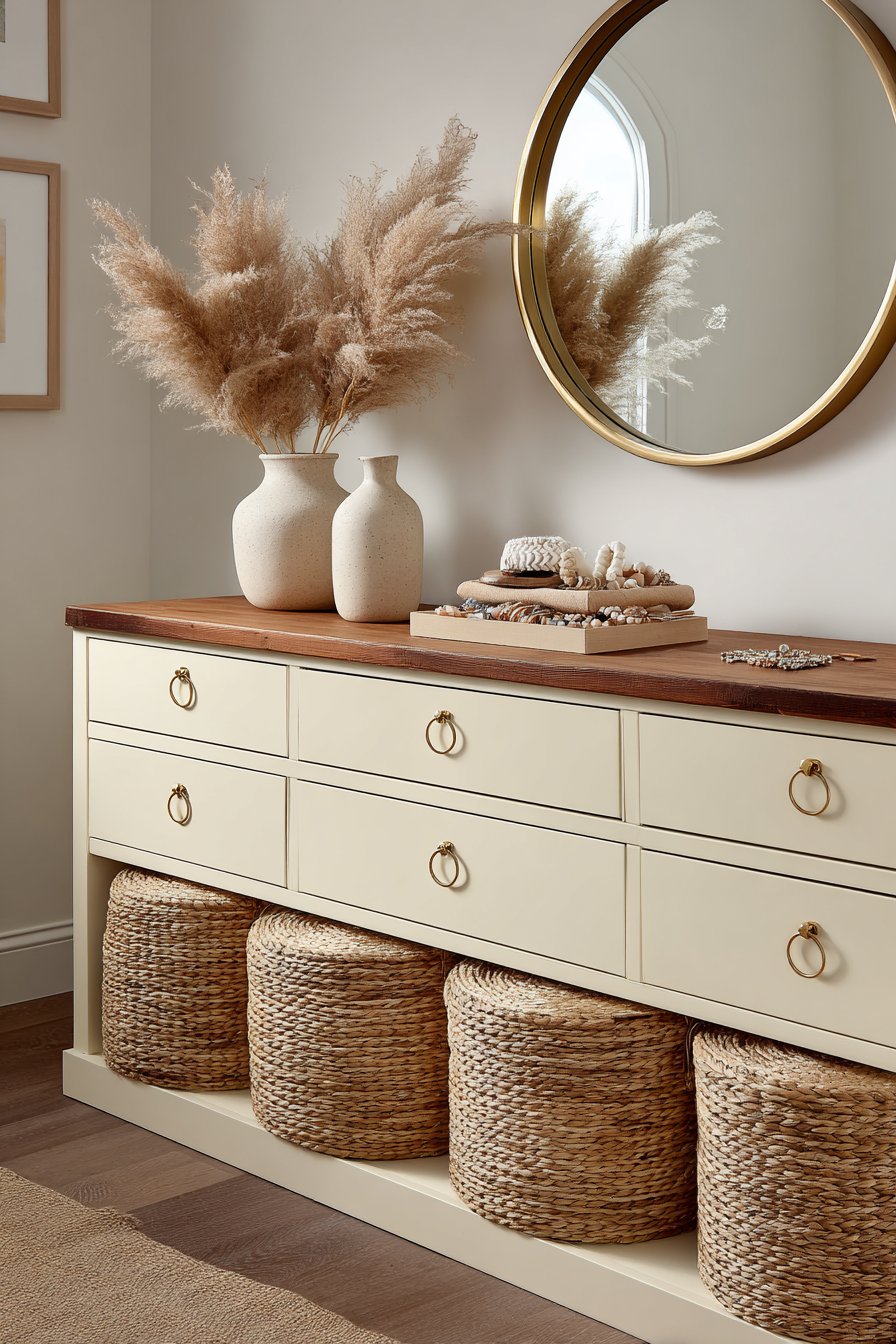 Organized Vintage Storage Solution