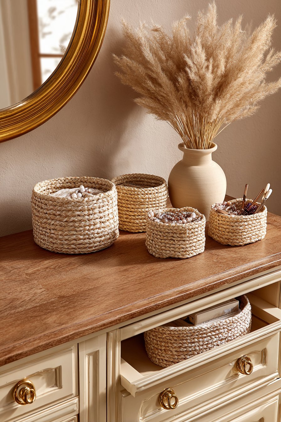 Organized Vintage Storage Solution