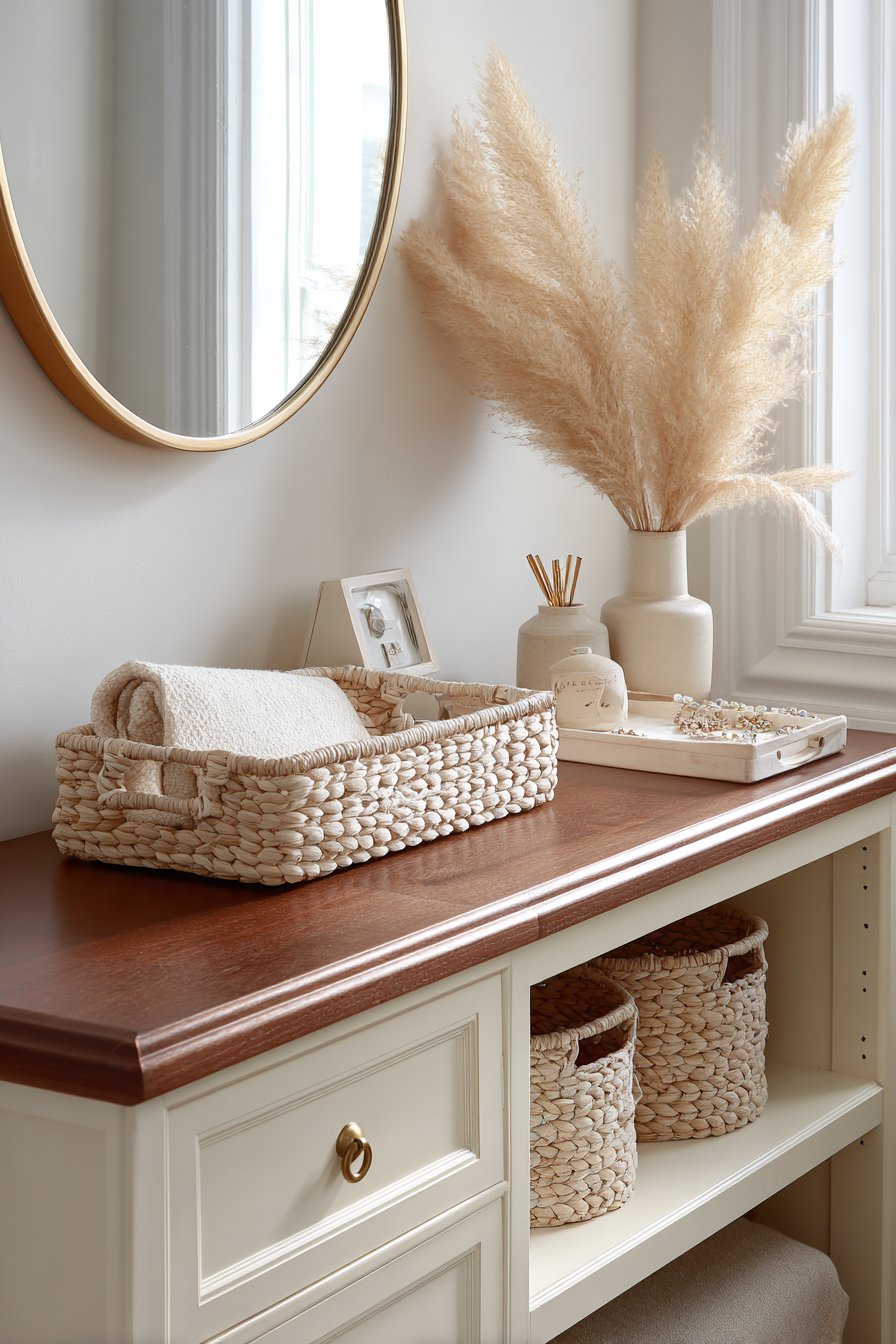 Organized Vintage Storage Solution