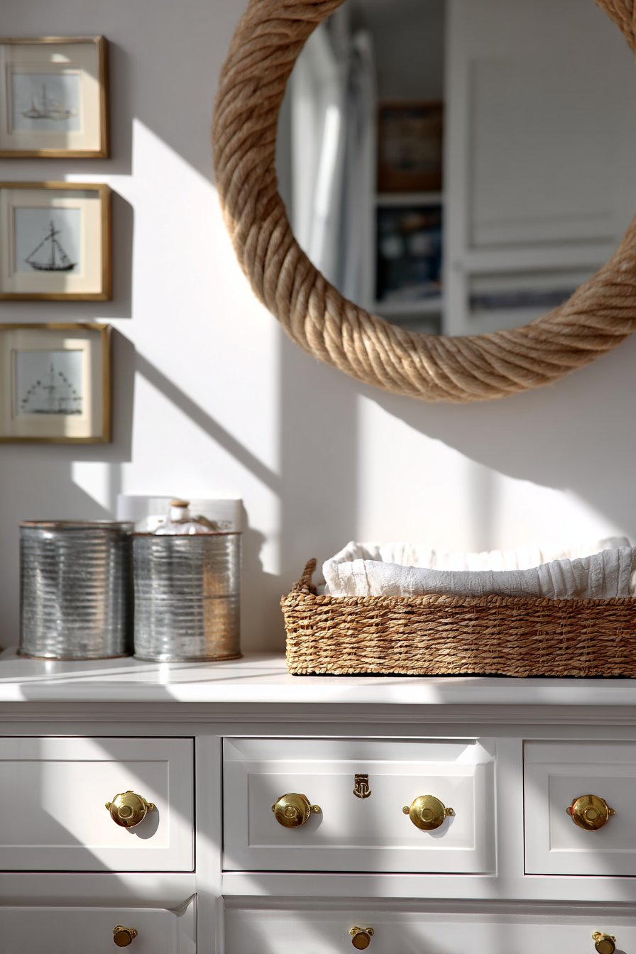 Vintage Nautical Changing Station