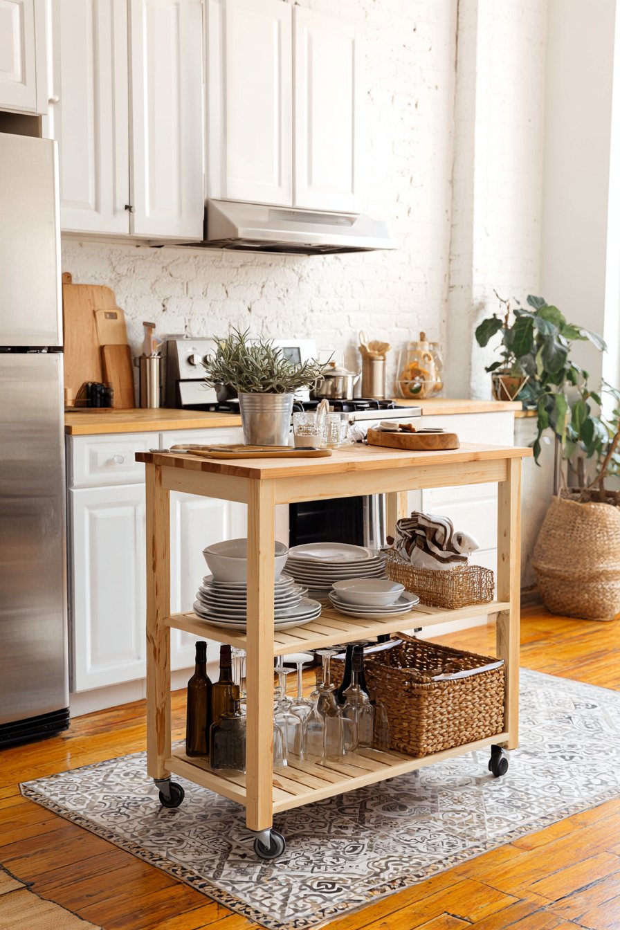 Mobile Kitchen Island for Ultimate Flexibility