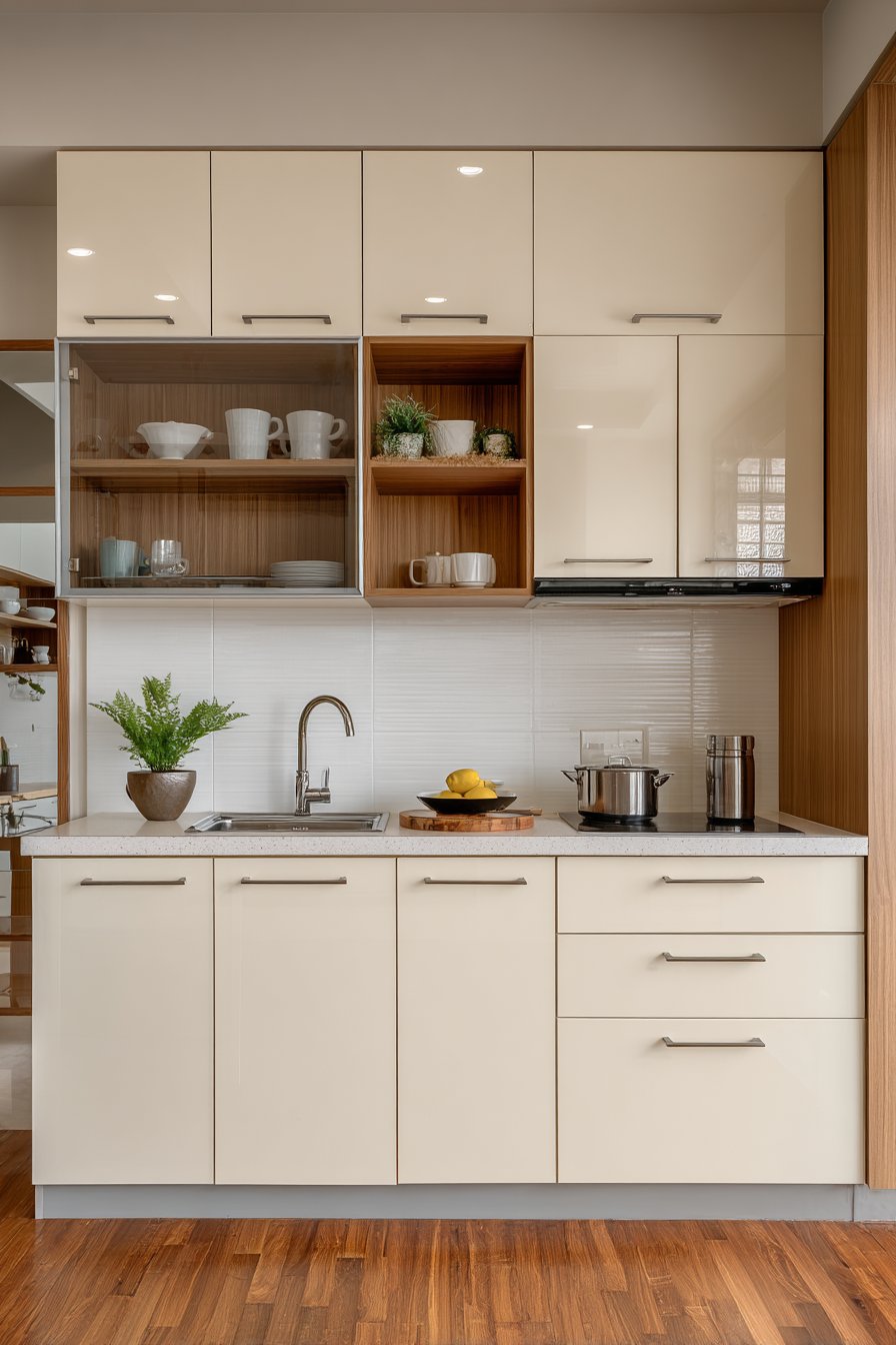 Contemporary Cream Seamless Integration