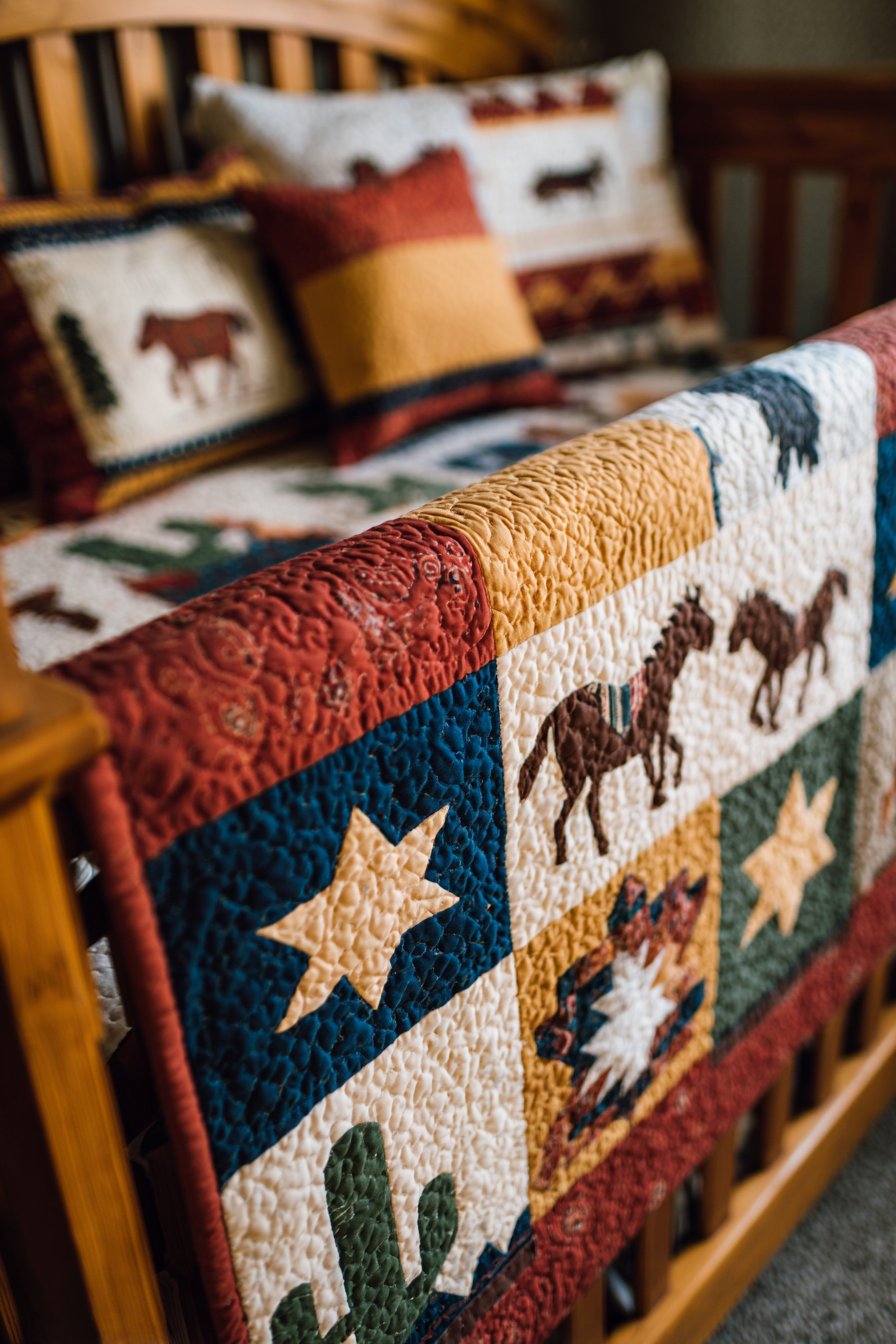 Organic Cotton Bedding with Bandana Print