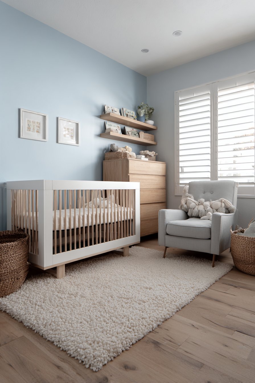 Serene Blue-Grey Sanctuary