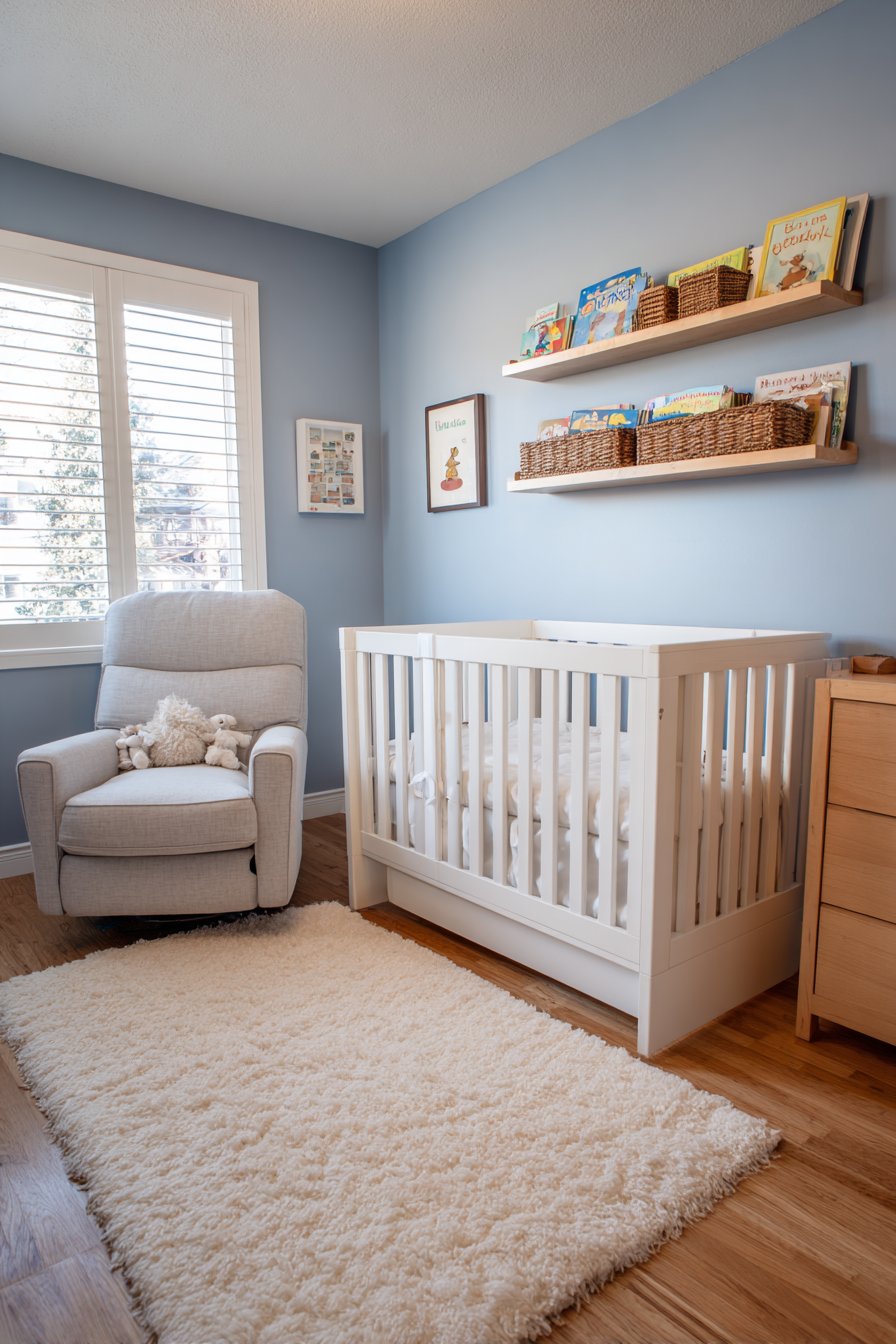 Serene Blue-Grey Sanctuary