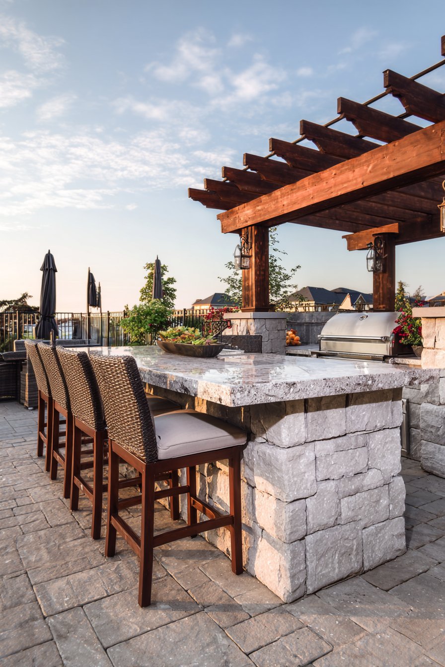 Professional Stainless Steel Grill Island