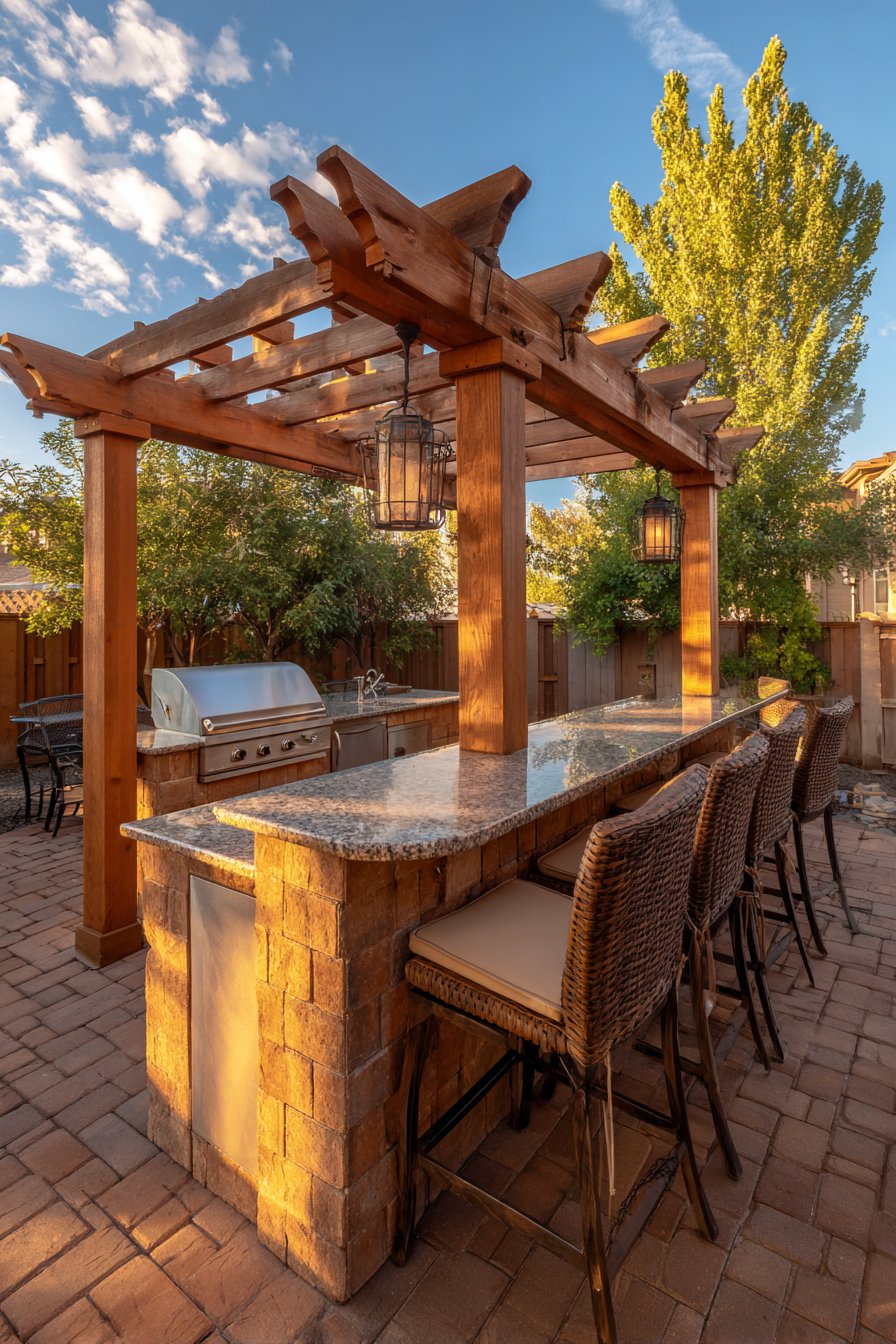 Professional Stainless Steel Grill Island