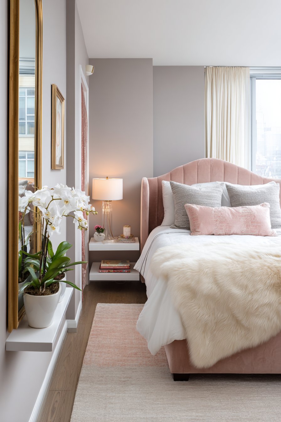 Romantic Blush Pink Velvet Sanctuary
