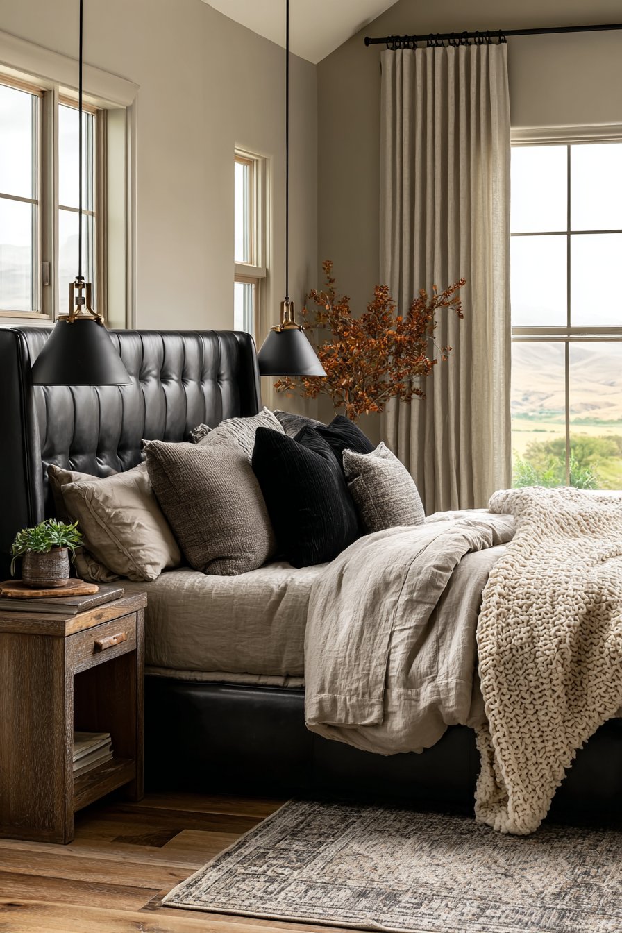 Luxurious Tufted Platform Bed Sanctuary