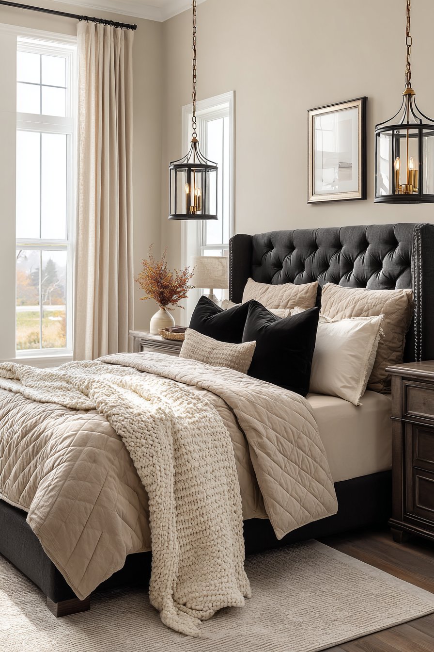 Luxurious Tufted Platform Bed Sanctuary