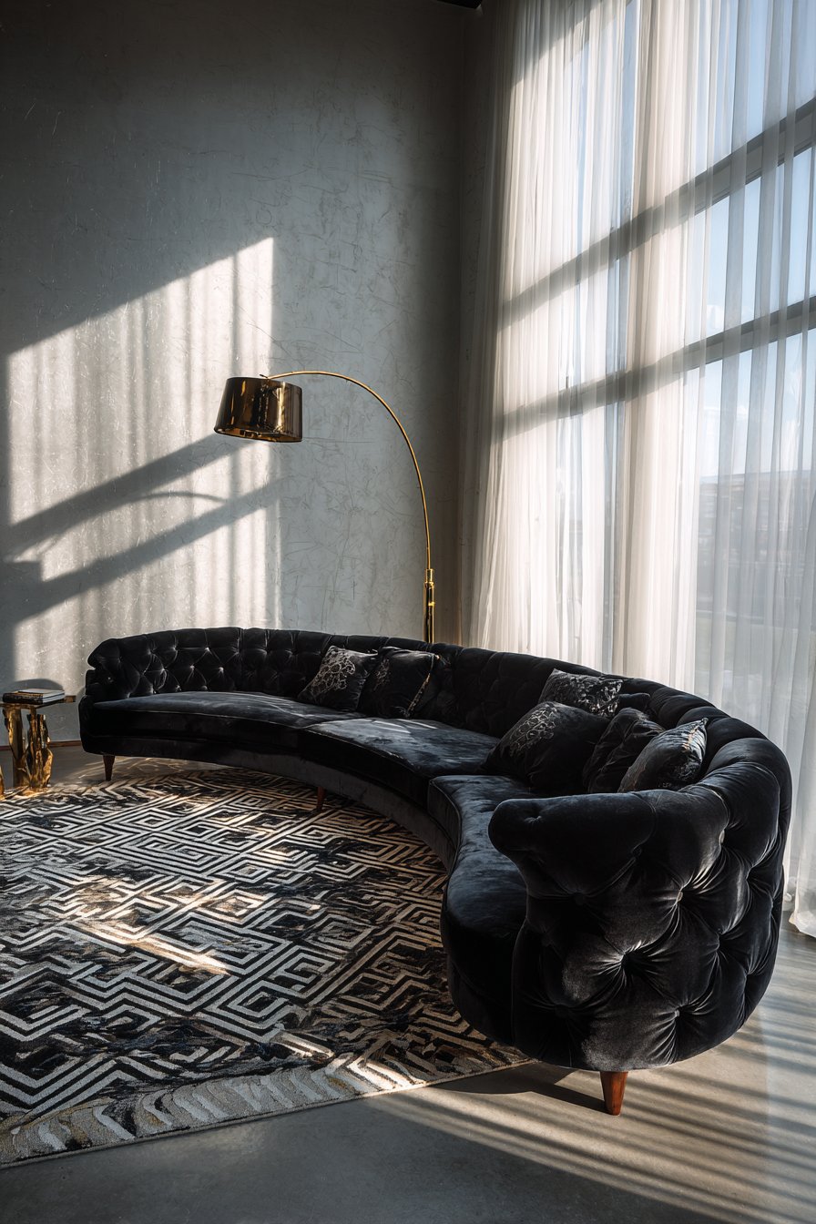 Contemporary Velvet Elegance