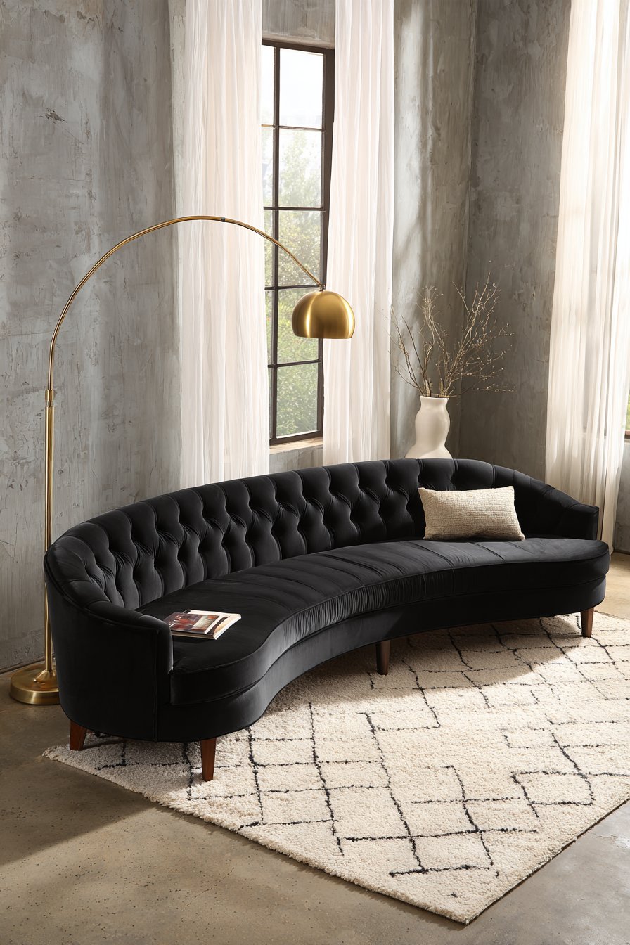 Contemporary Velvet Elegance