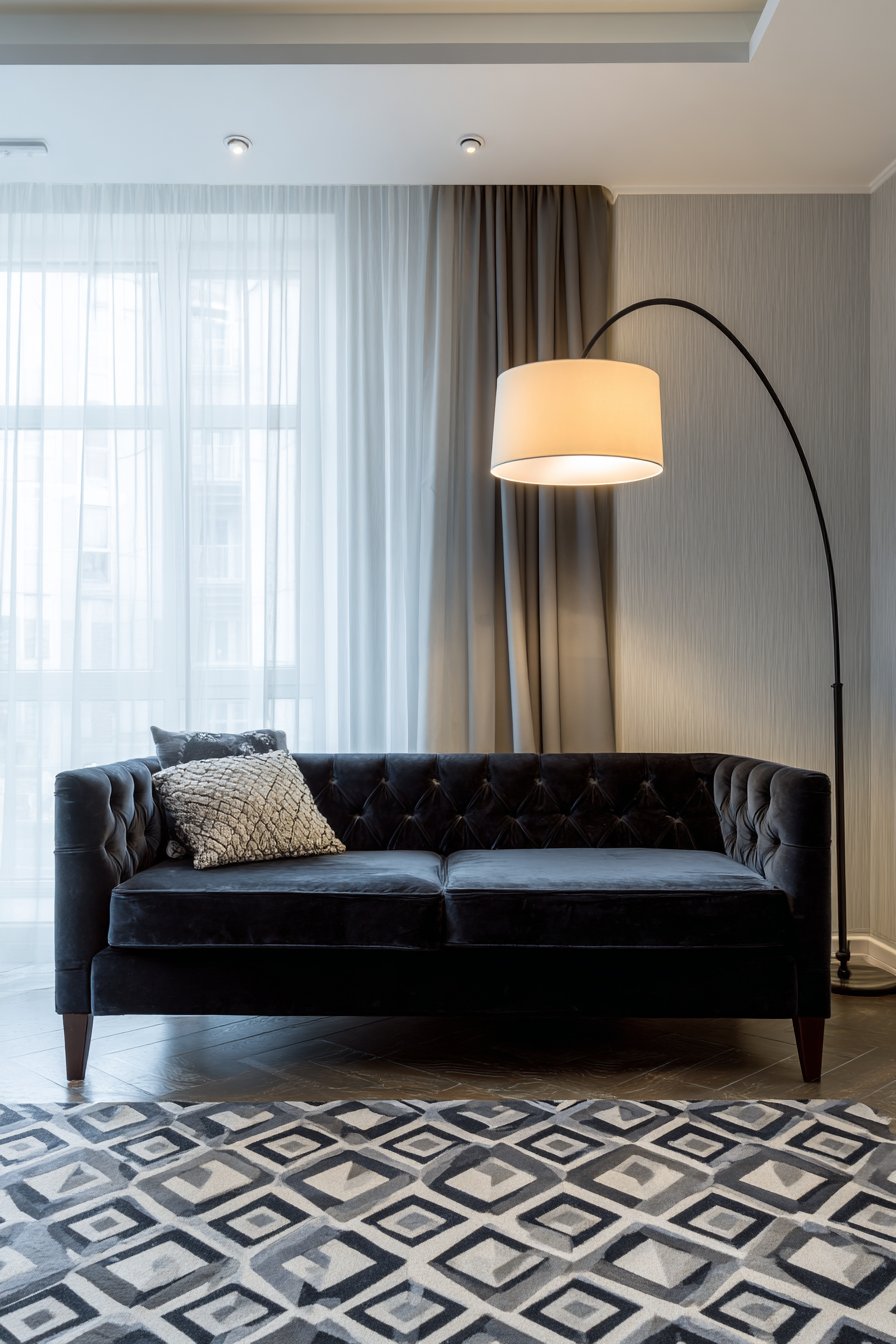 Contemporary Velvet Elegance