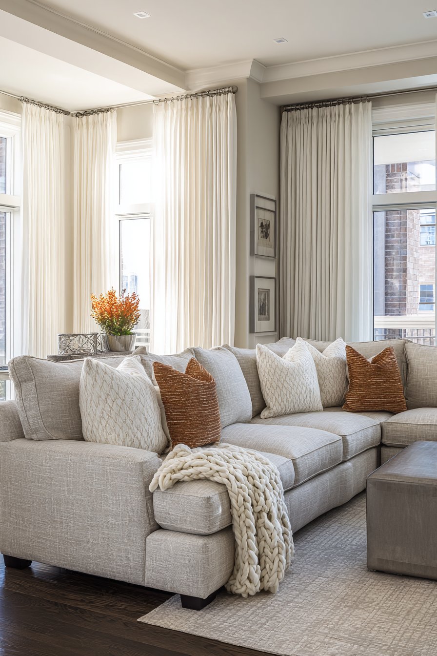 Deep-Cushioned Sectional Sanctuary