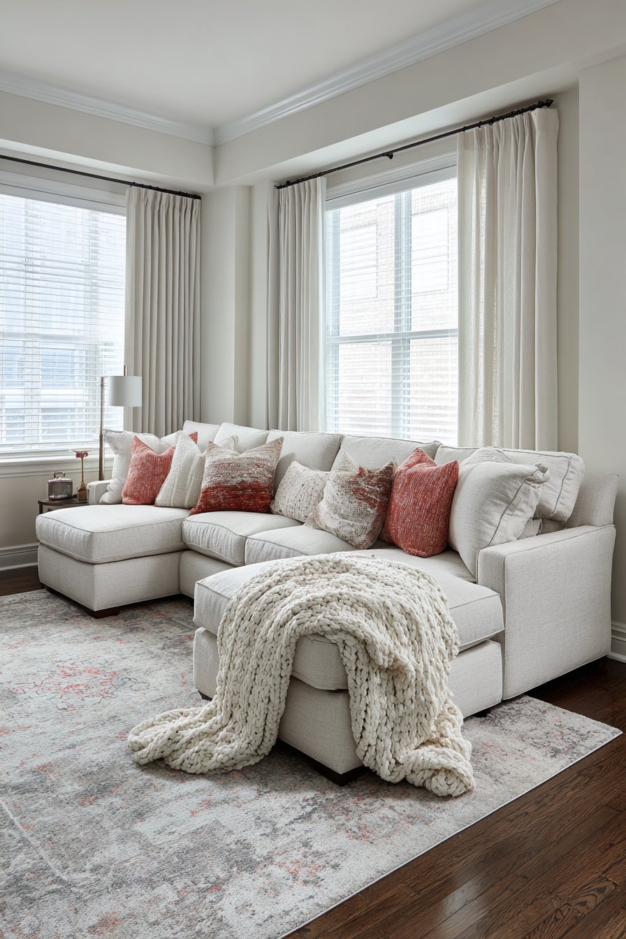 Deep-Cushioned Sectional Sanctuary