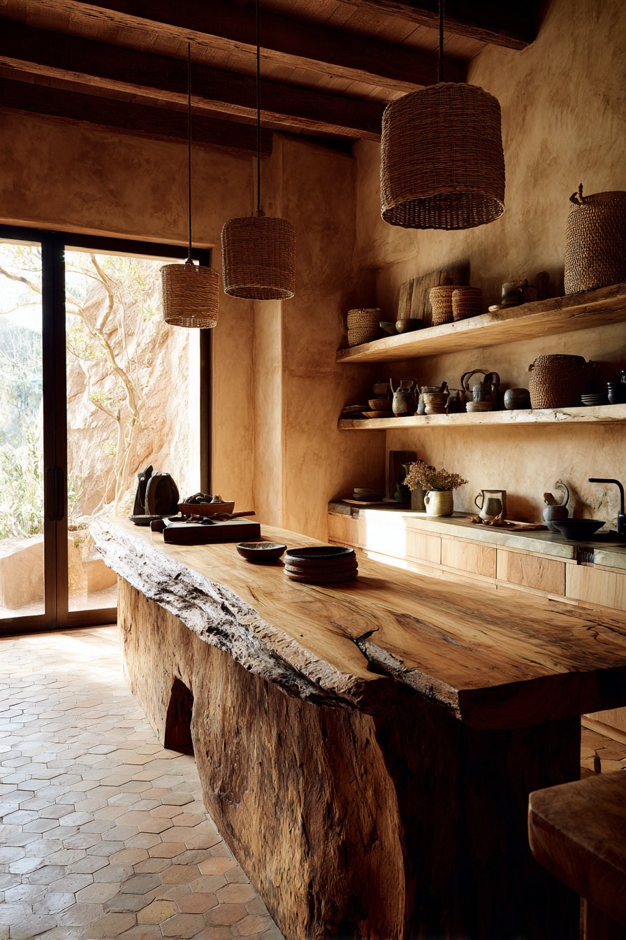 Reclaimed Wood Island Paradise