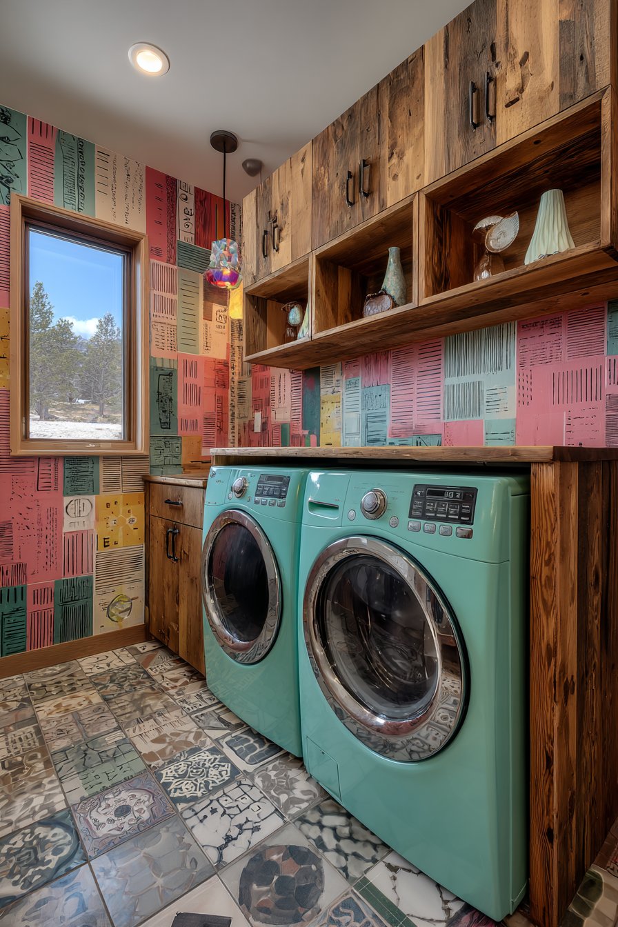 Geometric Glamour with Vintage Flair