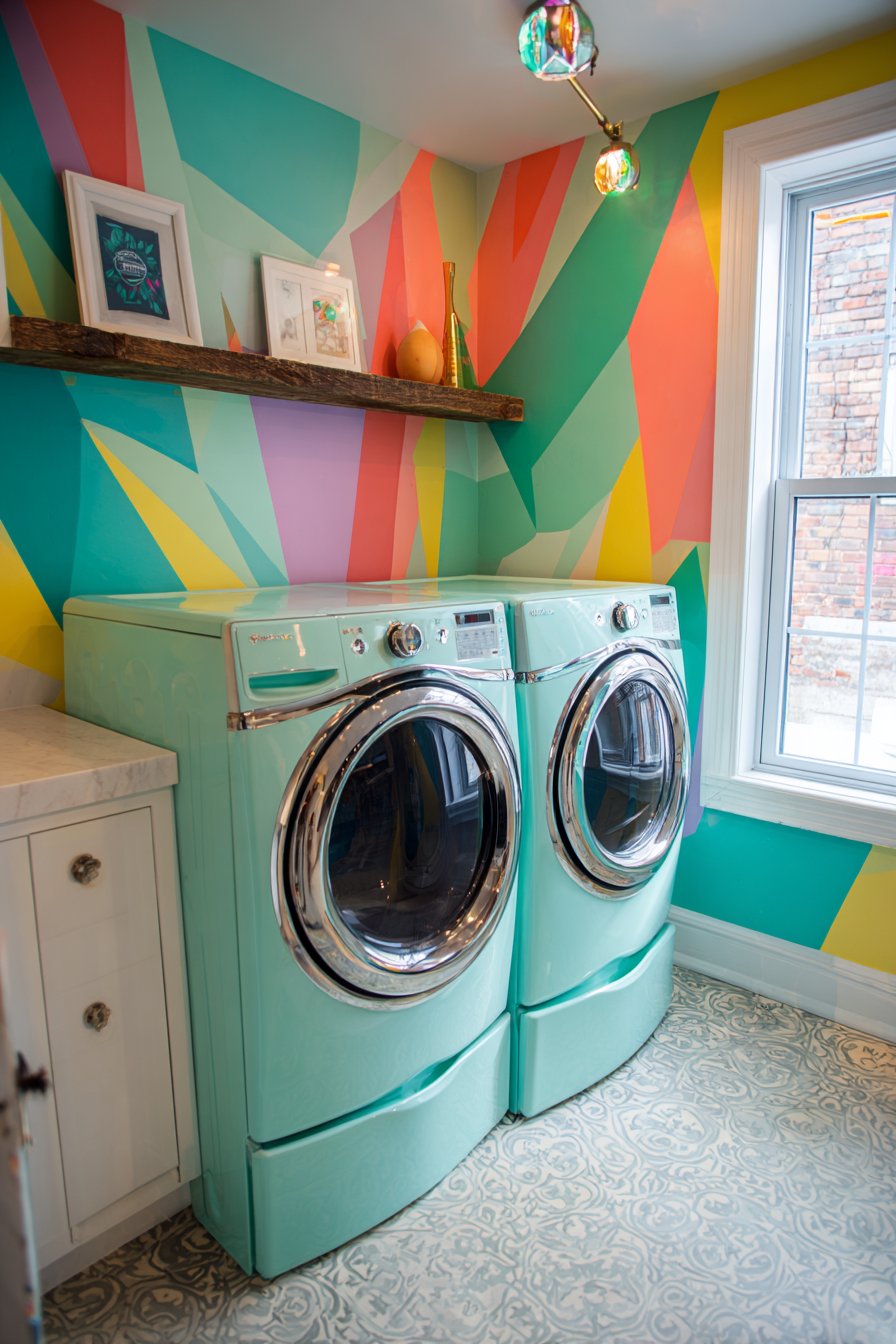 Geometric Glamour with Vintage Flair