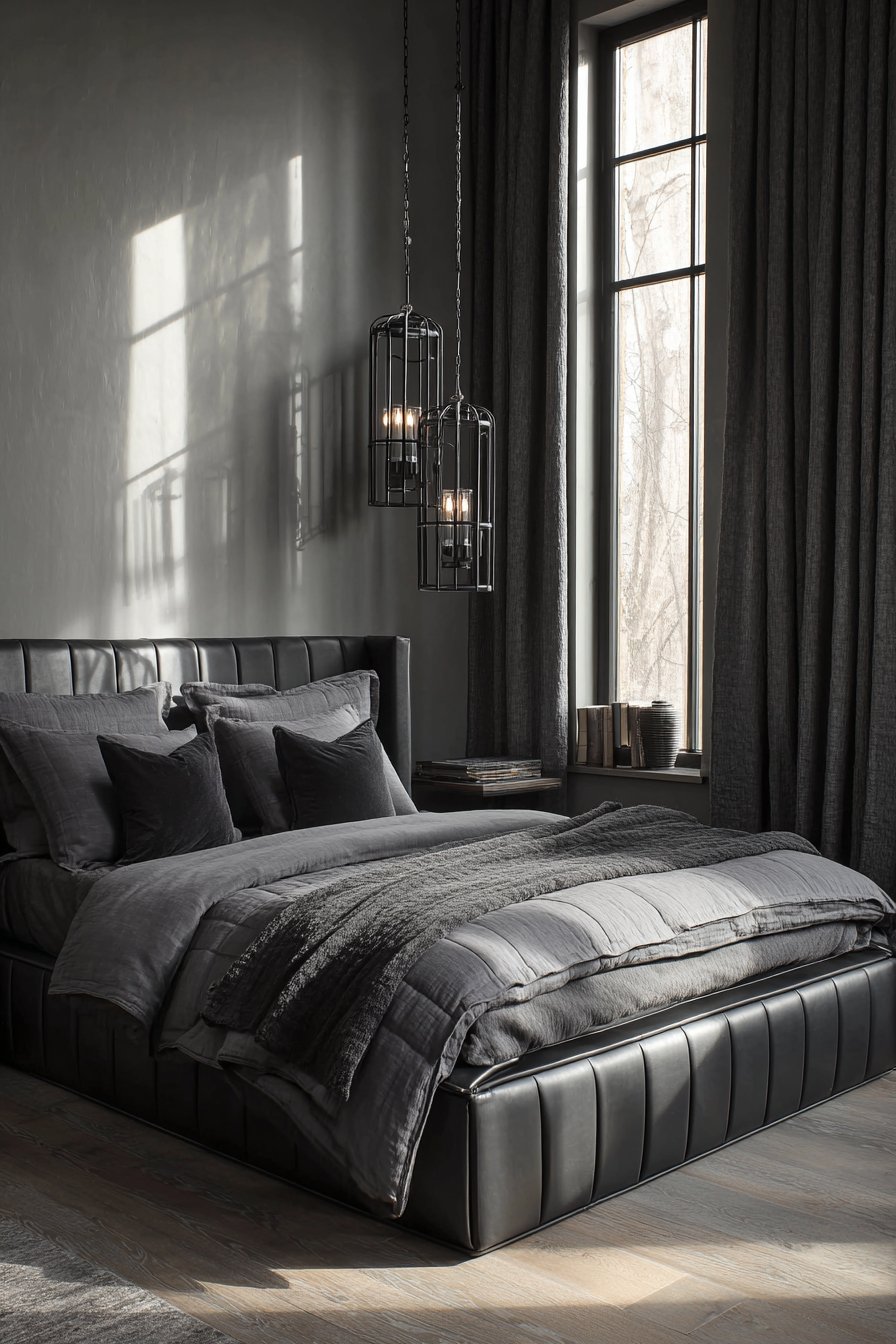 Modern Channel-Tufted Platform Bed Sanctuary